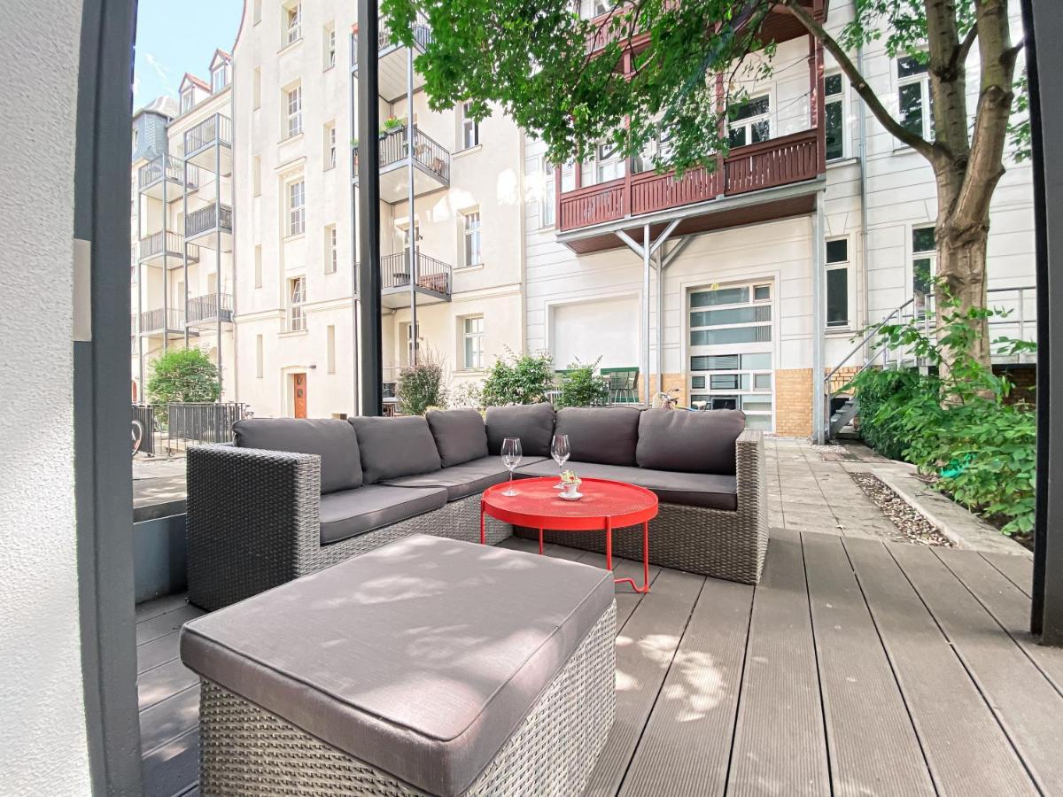 Designer Loft-Ferienwohnung Im Zentrum Mit Tiefgaragen-Parkplatz, Waschmaschine Und Privatterrasse Leipzig Ngoại thất bức ảnh